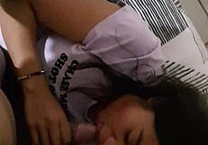 Sucking that dick so deliciously, homemade amateur blowjob.