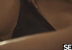 Damn! Naked Lesbian Massage with Slick Pussy Licking Action!