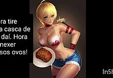 Ikuno Mito Humiliates You In Kitchen With Jerk Off Instructions!