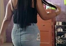 Sol, a young blonde, enjoys wearing miniskirts and high heels