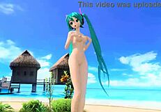 Goddess Hatsune Miku Reveals Full Nude Body In Emotional Display