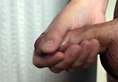 Cumshot In Morning Light!