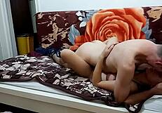 Wanna cozy up? Sex with my cute girlfriend in socks