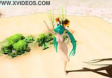 Goddess Hatsune Miku Reveals Full Nude Body In Emotional Display