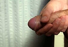 Cumshot In Morning Light!