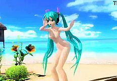 Goddess Hatsune Miku Reveals Full Nude Body In Emotional Display
