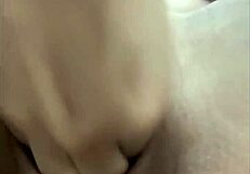 Hot 18yo teen solo fingers her tight pussy