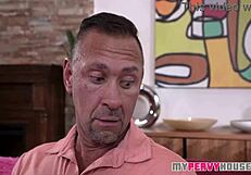 Teen Watches Dirty Movies with Stepdad in Secret