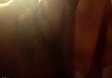 pretty ebony pussy fingered close up