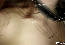 Naughty Stepdaughter Swallows Cum While Getting Pounded Hard in Hairy Pussy