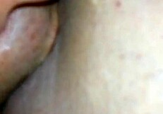 She's licking her all over.