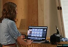 sexy teen model seduces the photographer