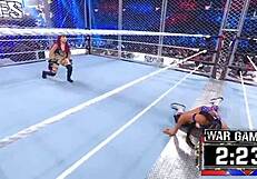 Wargames feminina survivor series 2022 detailed match highlights