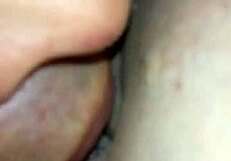 She's licking her all over.
