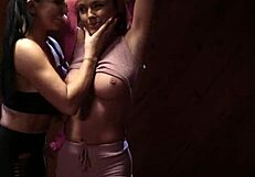 Wild lesbian box training with dillion harper and romi rain