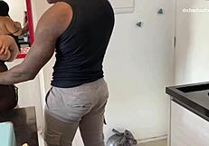 Chubby babe got so horny, called me to fix it