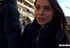 Cute Girlfriend Gets Fucked Hard on Athens Vacation Vlog