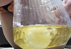 Mature woman discusses tampon and pissing