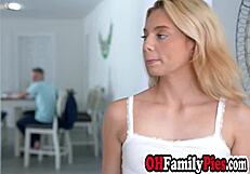 Blonde Teen Jojo Austin Blowjob On Stepbrother Big Cock. She Loves It.