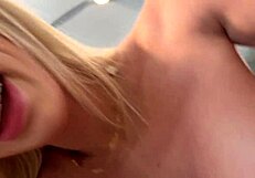 Giant Titty Barbie does her first porn with Teddy Tarantino in doggystyle.