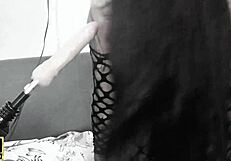 my mother-in-law in glamour lingerie sucked him until he came