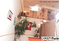 Sexy Voyeur Brunette Christy Mack?