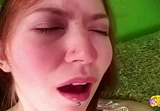 Solo Masturbation Turns Sensual Lesbian Sex For Brunettes