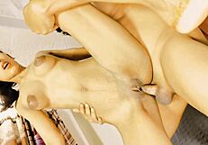 Sistya's first time sex: deepthroat and doggystyle 😍 close up action