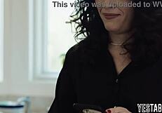 hung guy called by big ass latina milf to fix her laptop