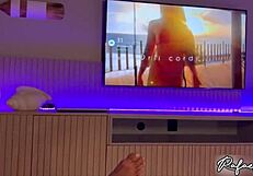 hot ass rides gifted dick hard, fills mouth with hot cum