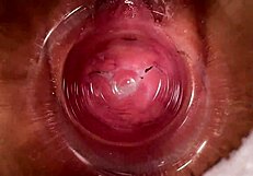 Camera dives deep into Mia's tight creamy pussy for close-ups