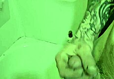 Rubing My Cock In And Out Of The Shower