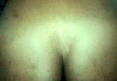 African couples enjoy passionate reverse cowgirl riding