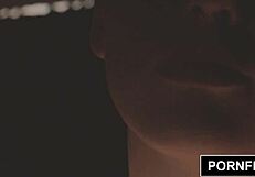 riley nixon passionately worships the cock and gets fully covered in cum