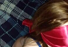 i can’t believe my girlfriend’s blindfolded sucking was filmed without her knowing. it’s so wrong yet so hot!