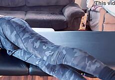 Stretching And Compression Pants On Massage Table Hd Short Version