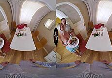 virtual taboo celebration with blowjob and handjob