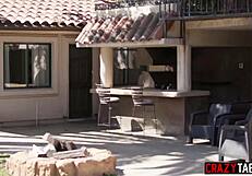 i'm that big ass latina victoria voxxx fucking the big cock voyeur after spying on him