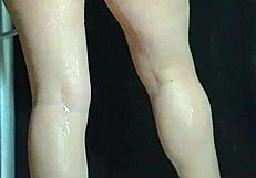 College babes bounce big ass in soapy shower