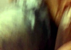 Mature BBW Sucks Young Black Cock in Interracial Encounter.