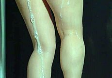 College babes bounce big ass in soapy shower