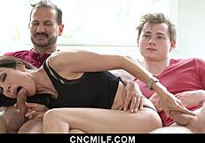 Hot MILF serves every family need with dedication