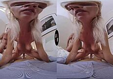 virtual taboo celebration with blowjob and handjob