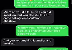 sexting and tearing down my sissy bitch with pure humiliation