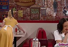 Serene siren kisses alexis tae passionately