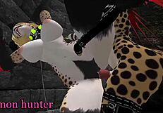 Slave Training with Shemale Blowjob and Hard Fucking