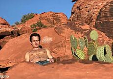 Outdoor Anal Masturbation Teases with Tight Ass Play