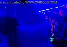 blue light special on curvy beauties