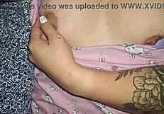 Damn! My uncle's wife sent me this curvy big tits clip next door!