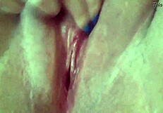 Chubby Woman Plays with Her Fat Pussy